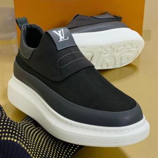 Casual Slip-On Sneakers Grey