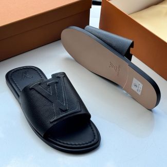LV Slide Pam Slippers Black