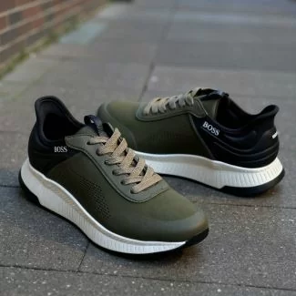 Hugo Boss Sneakers Army Green Mix