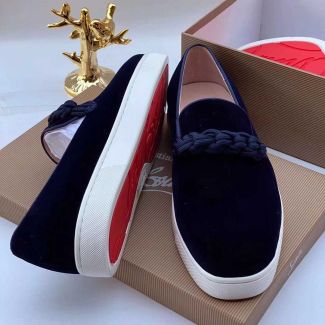 CL Slip On Men Sneakers Blue "Easy Wear"