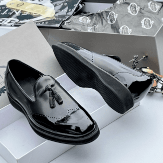 Oggi Tassle Men Shoe Black