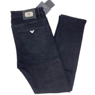 Armani Straight Cut Jeans Black