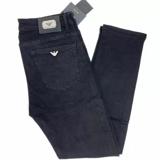 Armani Straight Cut Jeans Black