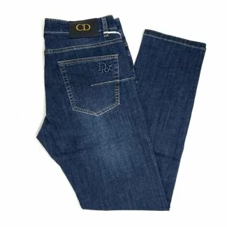 Dior Straight Cut Jeans Blue