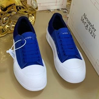Alexander McQueen Low Top Casual Sneakers Blue