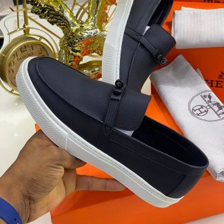 Hermes Men Shoe Black
