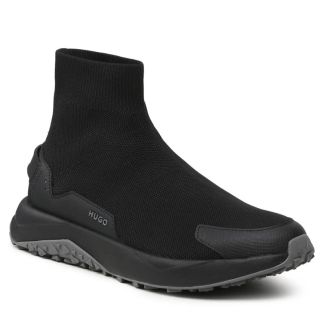 Hugo Boss High Top Casual Sneakers Black