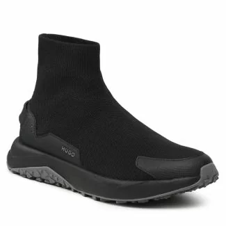 Hugo Boss High Top Casual Sneakers Black