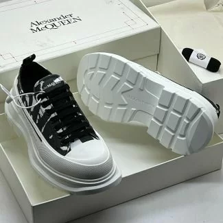 Alexander McQueen Casual Sneakers Dark Gray White