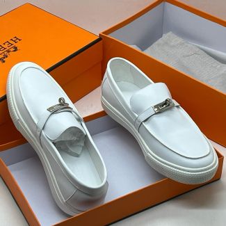Hermes Men Casual Shoe White