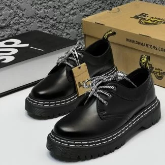 Dr Martens Black Shoe 01