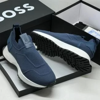Hugo Boss Slip On Casual Sneakers "Light Blue"