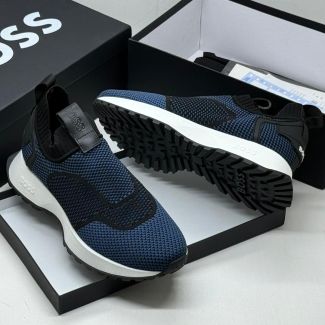 Hugo Boss Slip On Casual Sneakers "Blue"