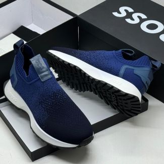 Hugo Boss Slip On Casual Sneakers "Blue Mix"