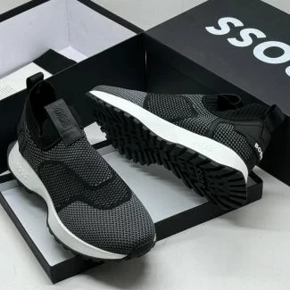 Hugo Boss Slip On Casual Sneakers "Gray UM-3"