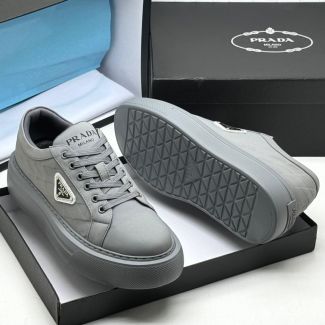 Prada Casual Sneakers All Gray "Ultra Lightweight"