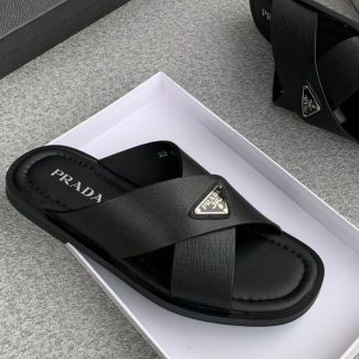 Prada Pam Slippers Black
