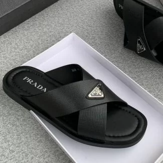 Prada Pam Slippers Black