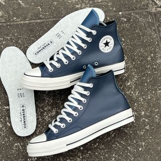 Converse Chunk 70 Leather Blue