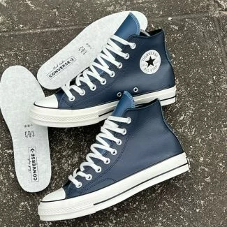 Converse Chunk 70 Leather Blue