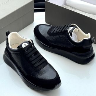 Brunello Cucinelli Leather Sneakers Black