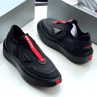 Prada Slip-On Sneakers Black