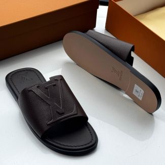 LV Slide Pam Slippers Coffee