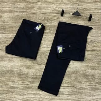 Vicobss Straight Cut Chinos Trousers Black