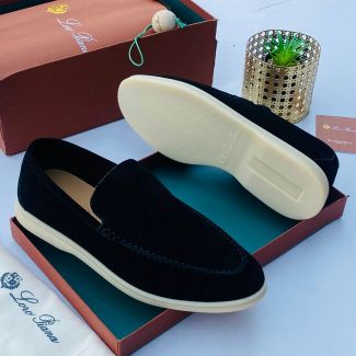 Loro Piana Slip-On Shoe Black