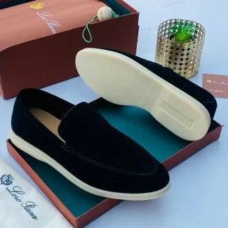 Loro Piana Slip-On Shoe Black