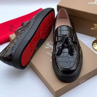 CL Tassle Shoe Black