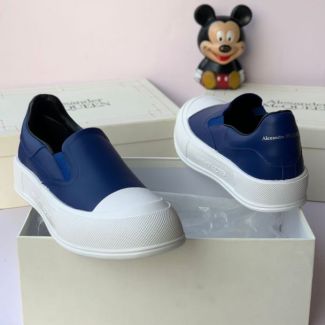 Alexander McQueen Slip-On Sneakers Blue