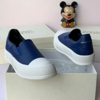 Alexander McQueen Slip-On Sneakers Blue
