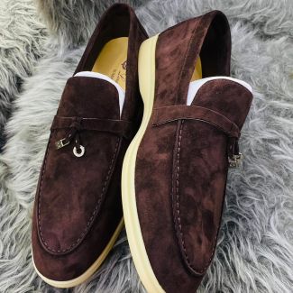 Loro Piana Tassle Slip-On Shoe Coffee Brown