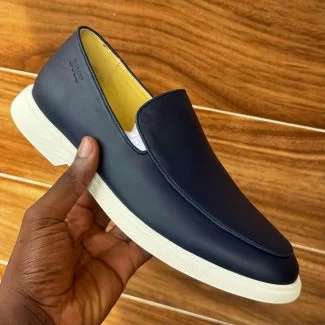 Hugo Boss Leather Shoe Navy Blue