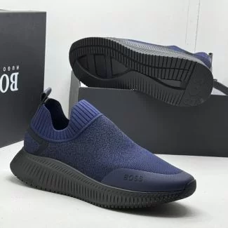 Hugo Boss Slip-On Sneakers Navy Blue