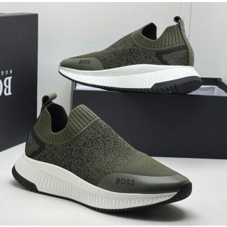 Hugo Boss Slip-On Sneakers Army Green