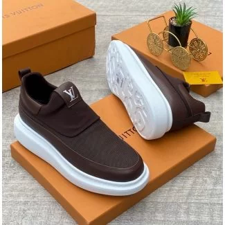 LV Slip-On Sneakers Coffee