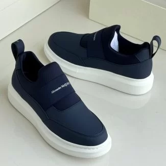 Alexander Mcqueen Slip-On Sneakers Navy Blue