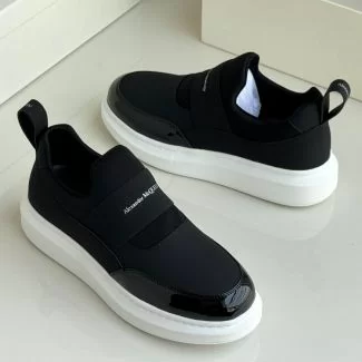 Alexander Mcqueen Slip-On Sneakers Black White