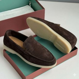 Loro Piana Slip-On Shoe Coffee Brown
