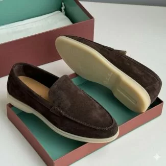 Loro Piana Slip-On Shoe Coffee Brown