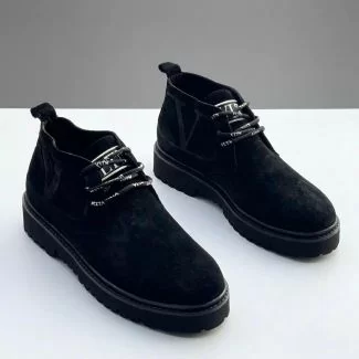 Valentino Mid Top Boot Black