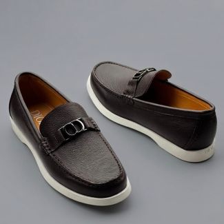 Dior Men Shoe Coffee Brown