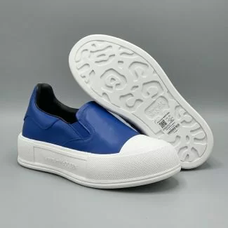Alexander McQueen Slip-On Sneakers Blue