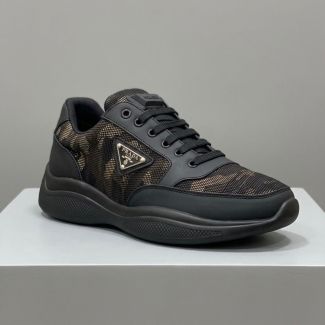 Prada Casual Sneakers Black Camo