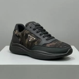 Prada Casual Sneakers Black Camo
