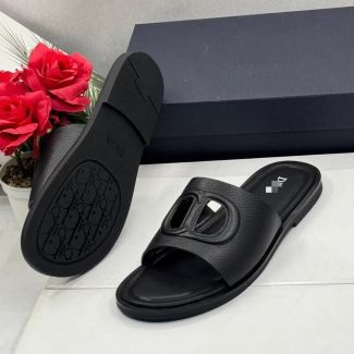 Dior Slide Pam Slippers Black