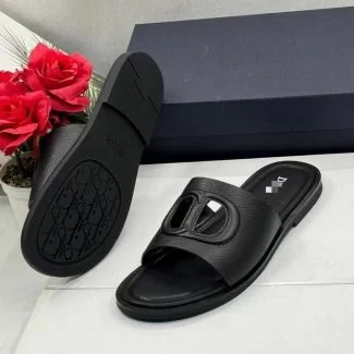 Dior Slide Pam Slippers Black