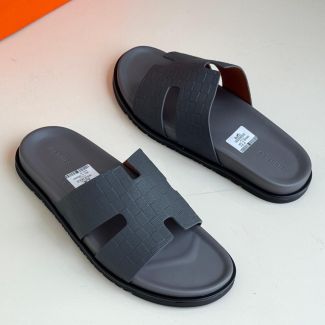 Hermes Slide Pam Slippers Grey